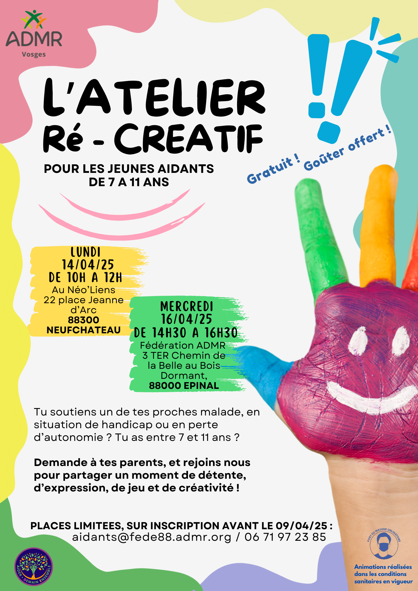 Flyer Atelier Ré-Créatif avril 25